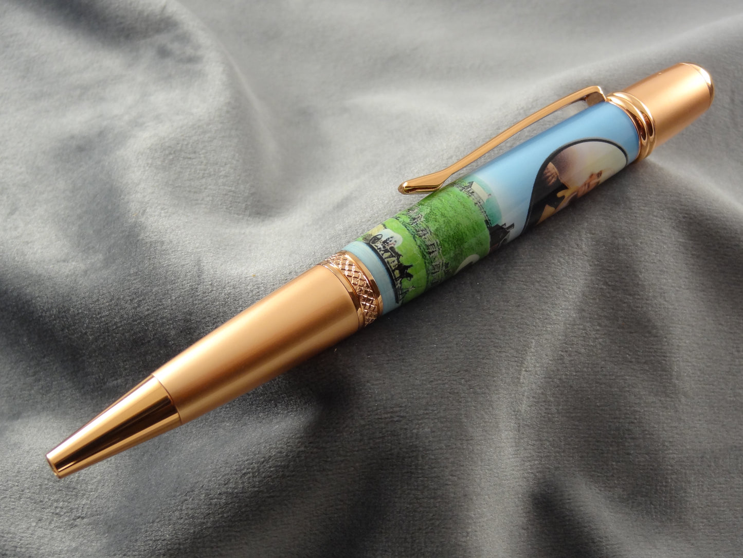 George Washington Historical Pen with Coin and COA