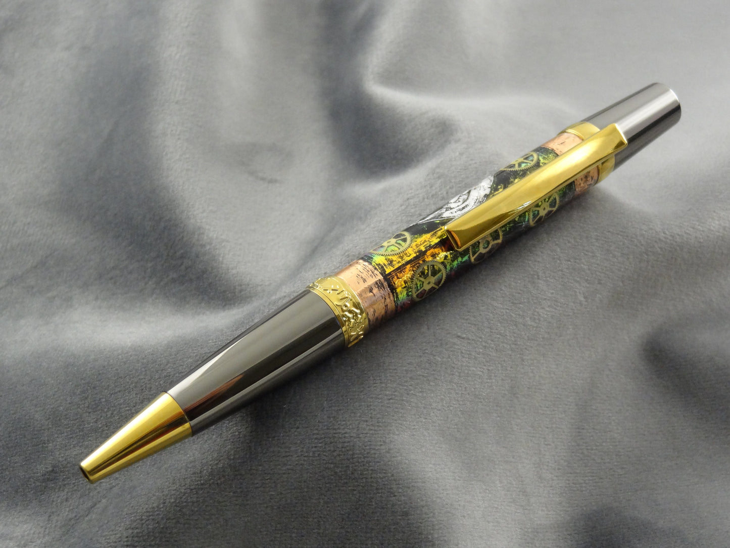 Zodiac Metalworks #40 Halo Watch Gears Ink Pen