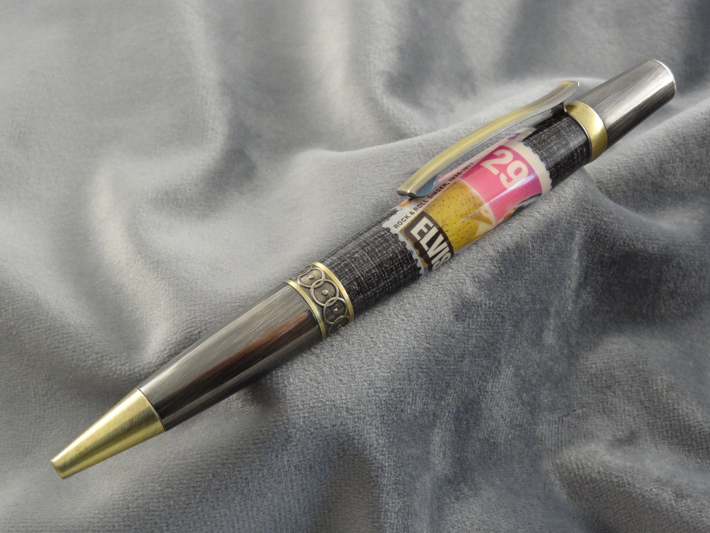 Elvis Stamp Ink Pen with COA