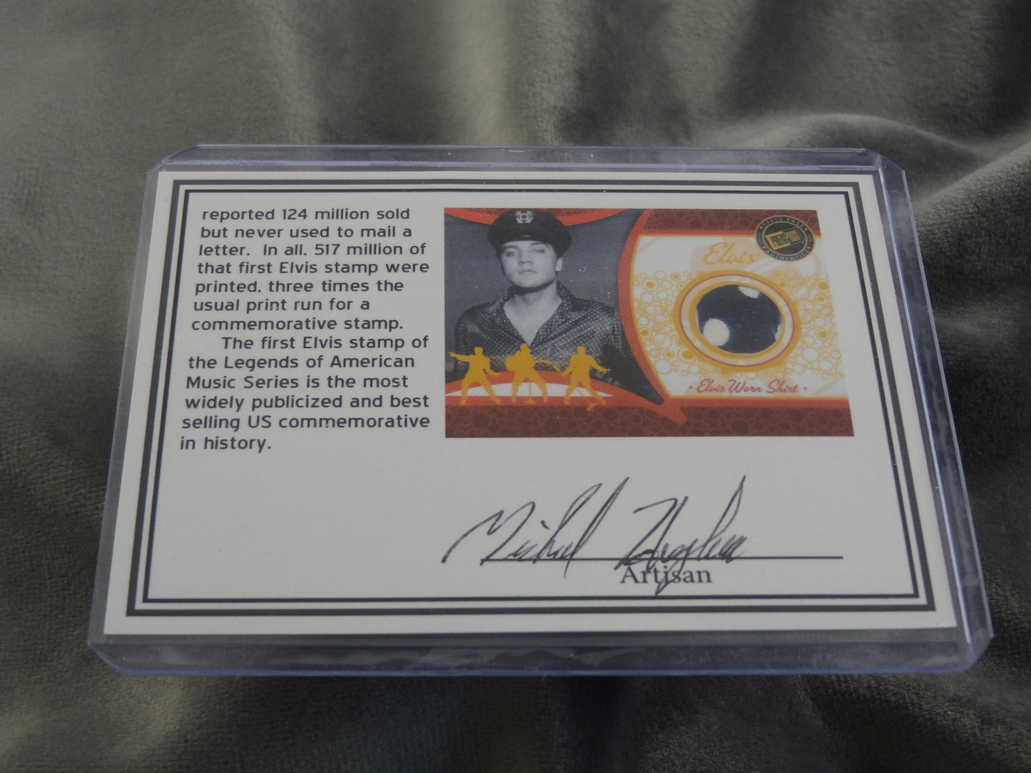 Elvis Stamp Ink Pen with COA