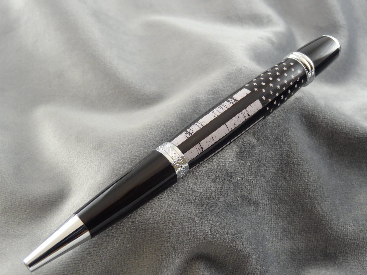 Thin Blue Line Acrylic Ink Pen