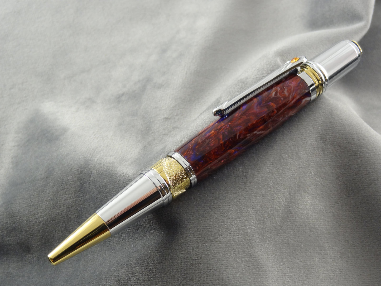 Art Deco Lavender Acrylic Ink Pen