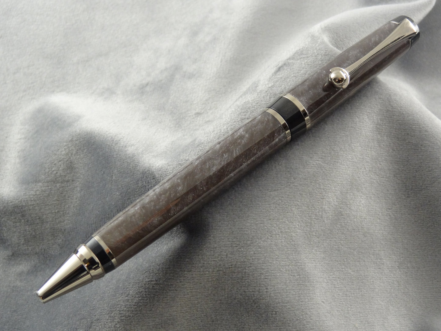 Antique Silver Acrylic Ink Pen
