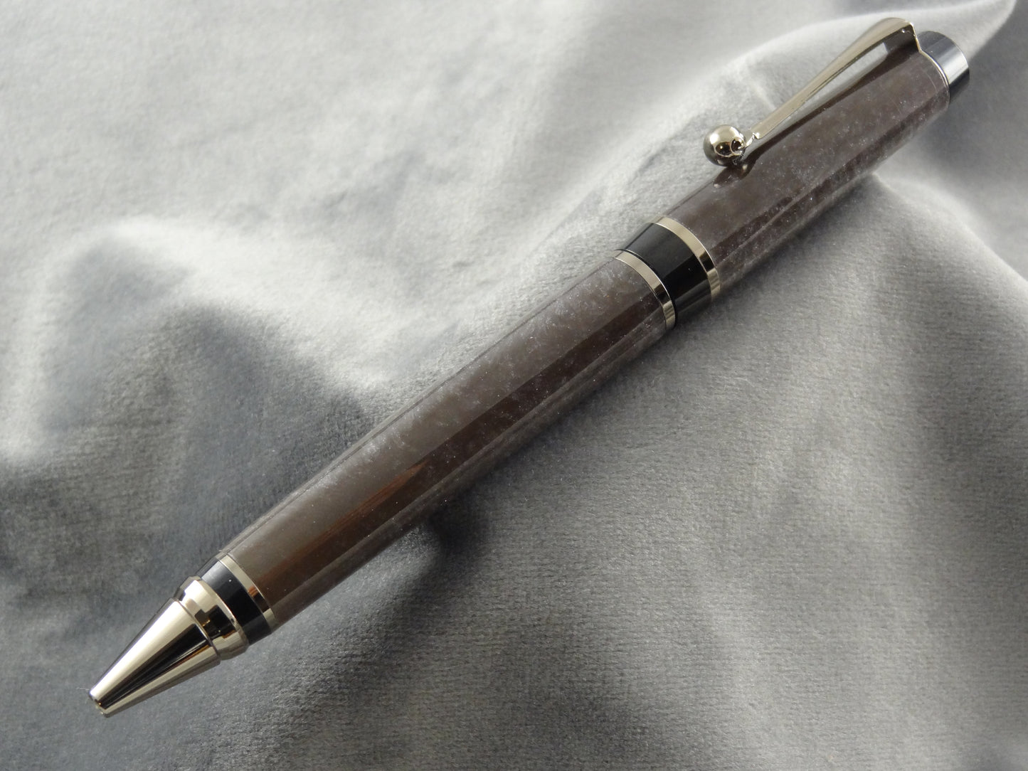 Antique Silver Acrylic Ink Pen