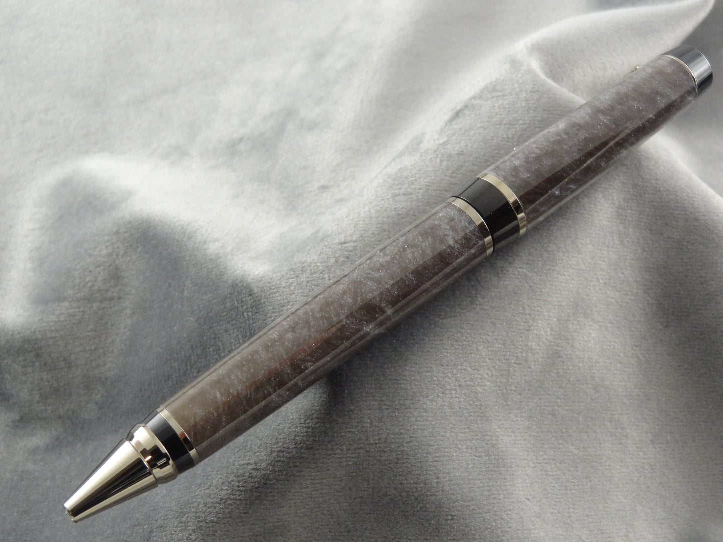 Antique Silver Acrylic Ink Pen