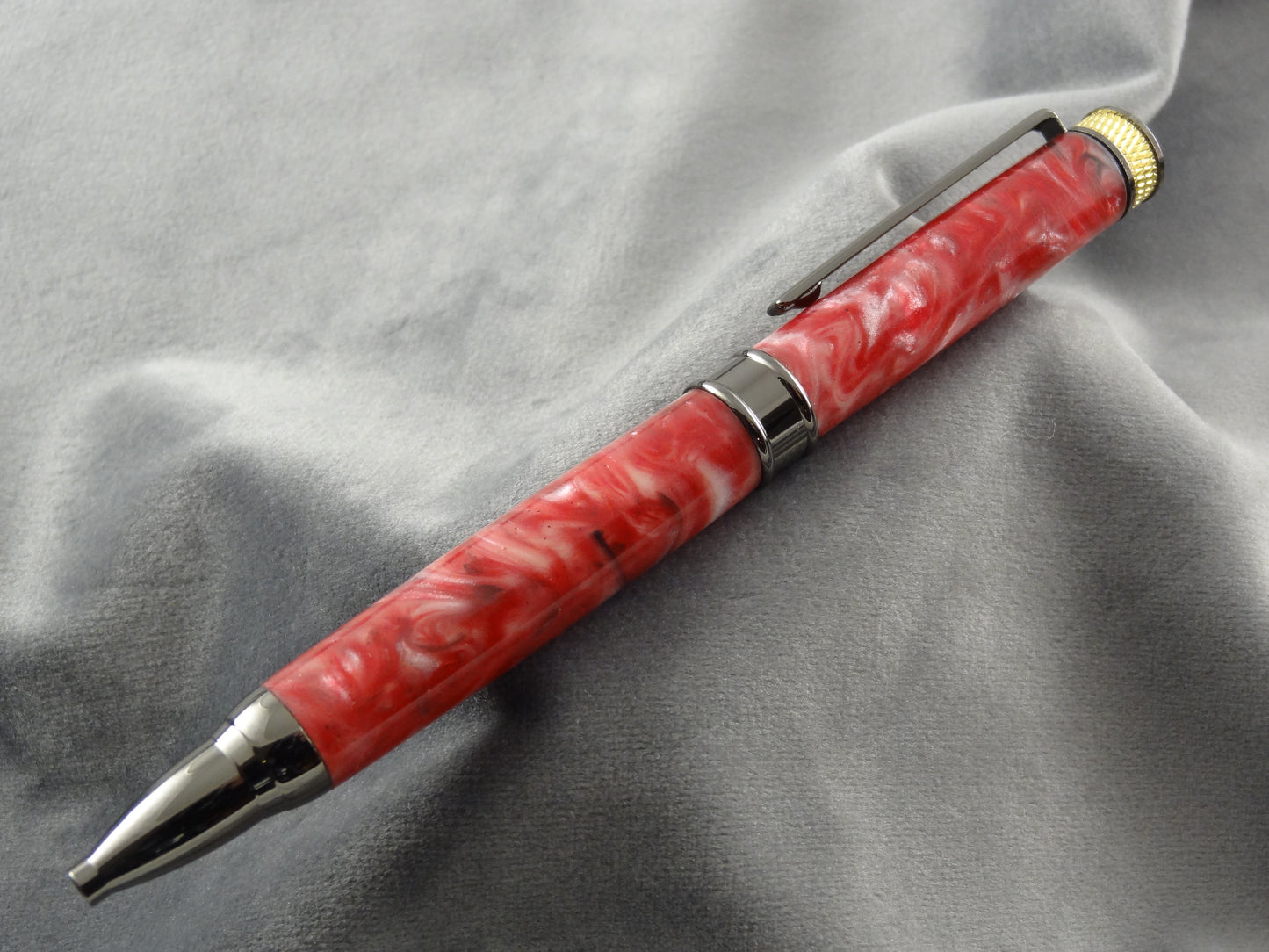 Christmas Cane Acrylic Ink Pen