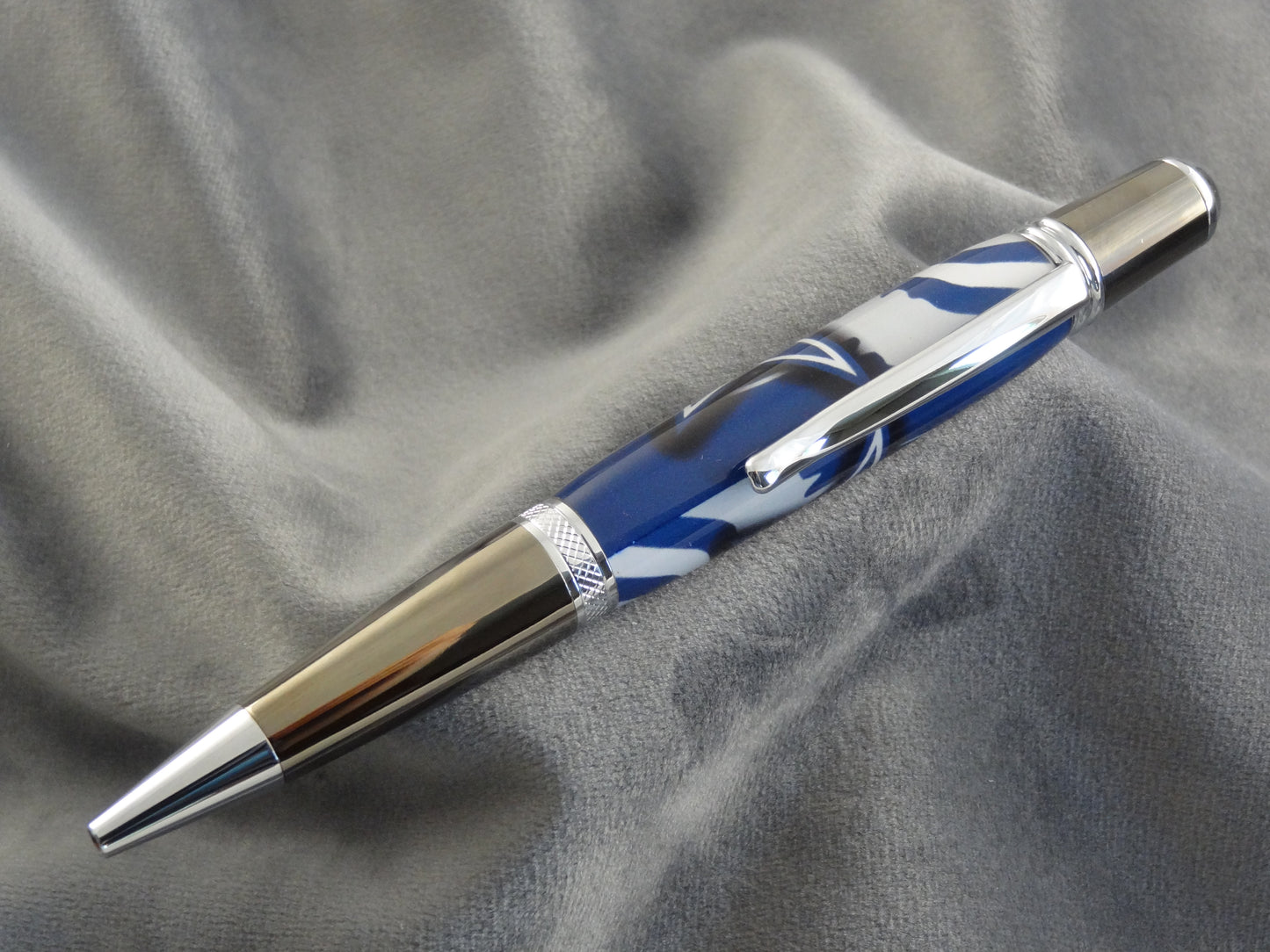 Blue Star Football Acrylic Ink Pen