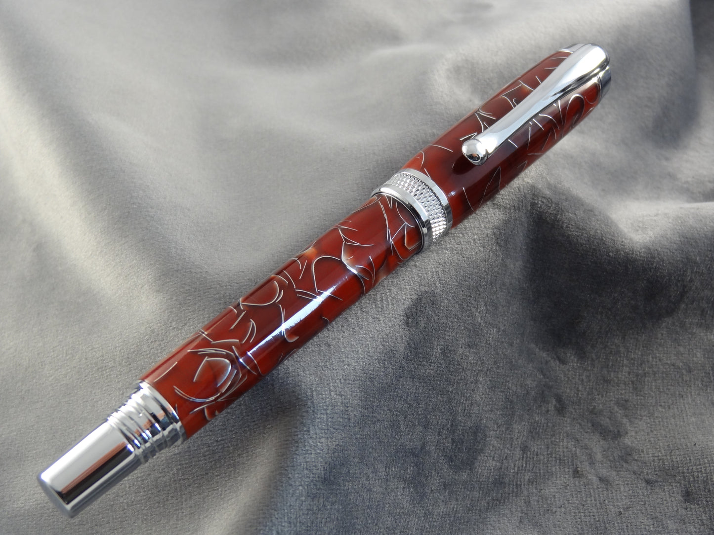 Raffir Red with Aluminum Ink Pen