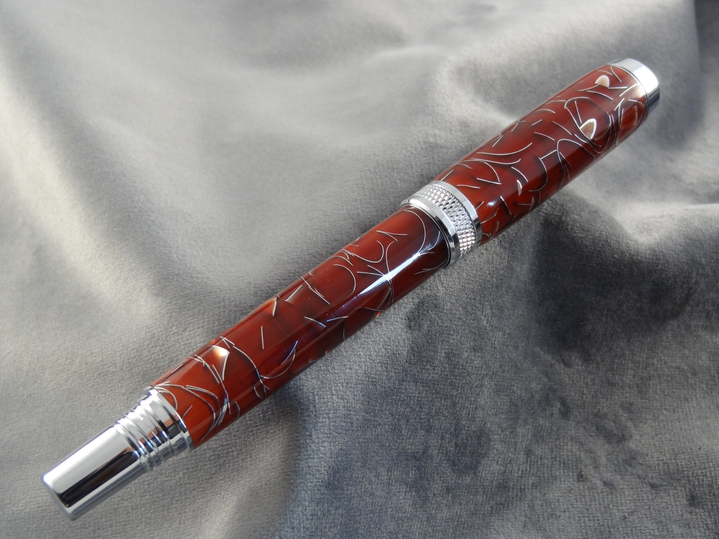 Raffir Red with Aluminum Ink Pen
