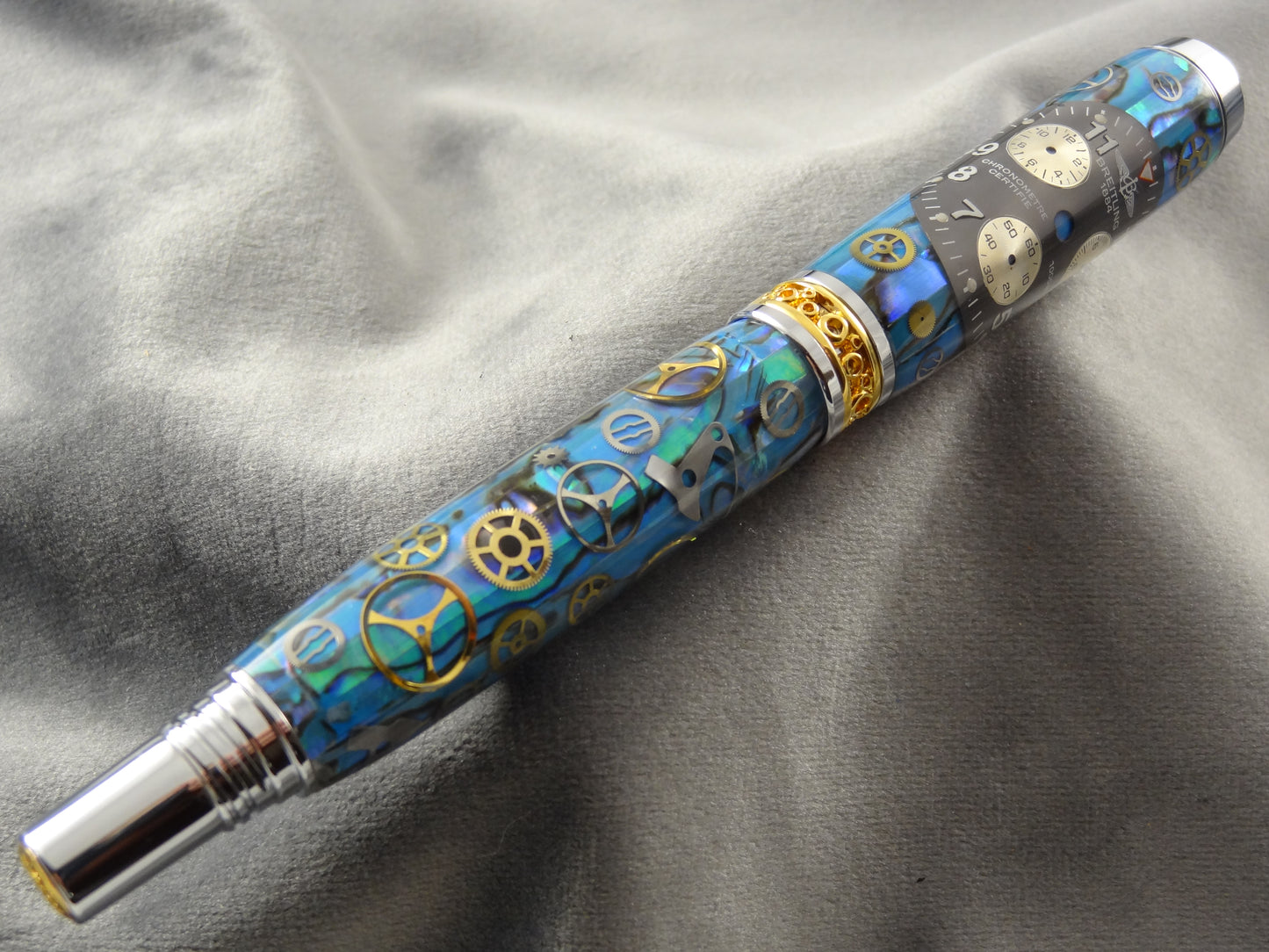 Breitling Watch Face and Parts Rollerball Ink Pen