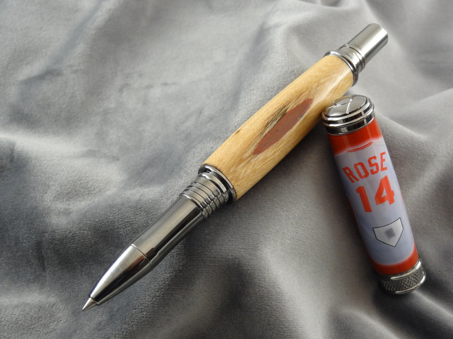 Pete Rose Crosley Field Seat Historical Pen with Certificate of Authenticity