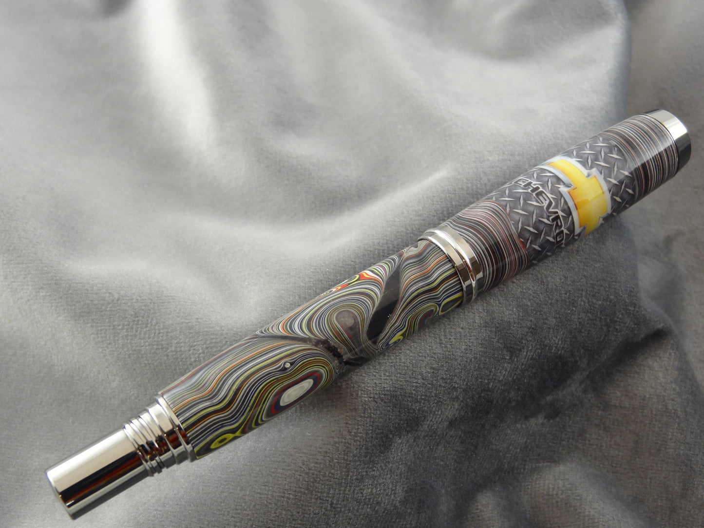 Chevrolet Corvette Fordite Rollerball Pen with COA