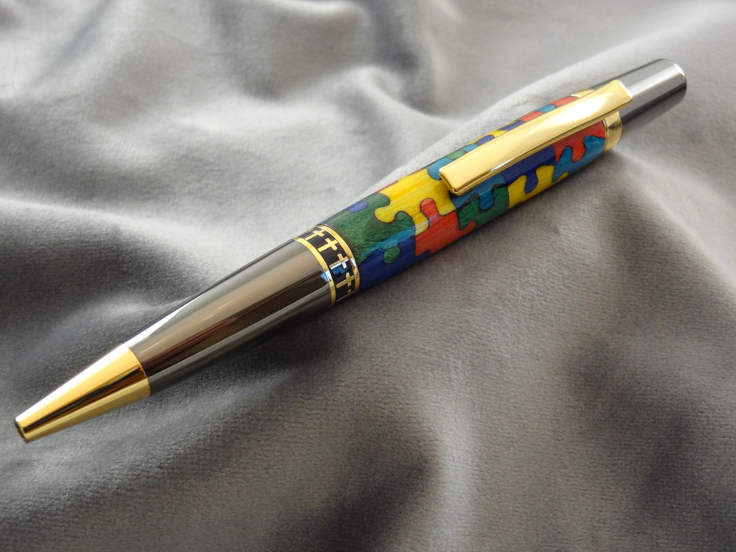 Jigsaw Puzzle Inlay Ink Pen