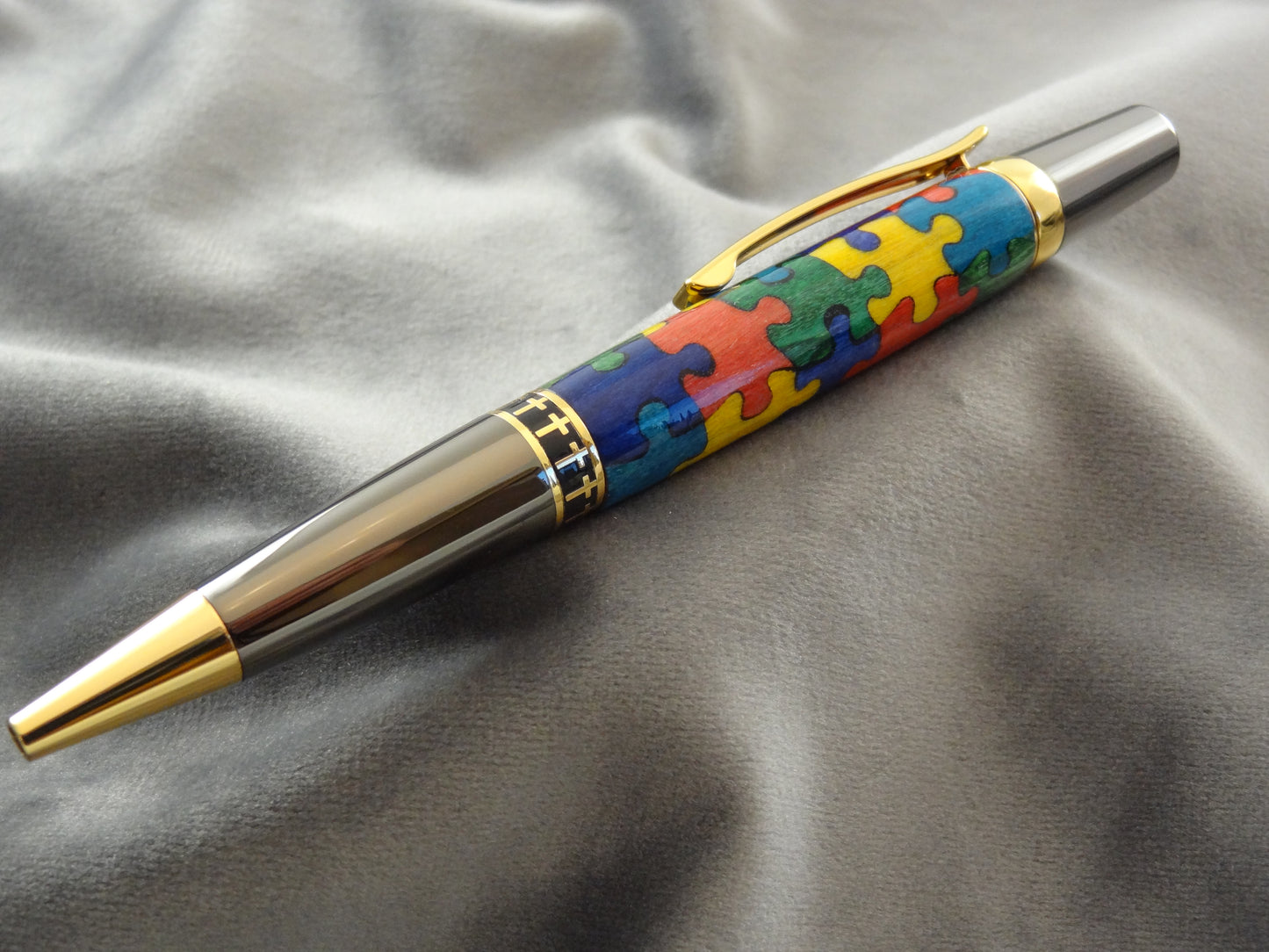 Jigsaw Puzzle Inlay Ink Pen