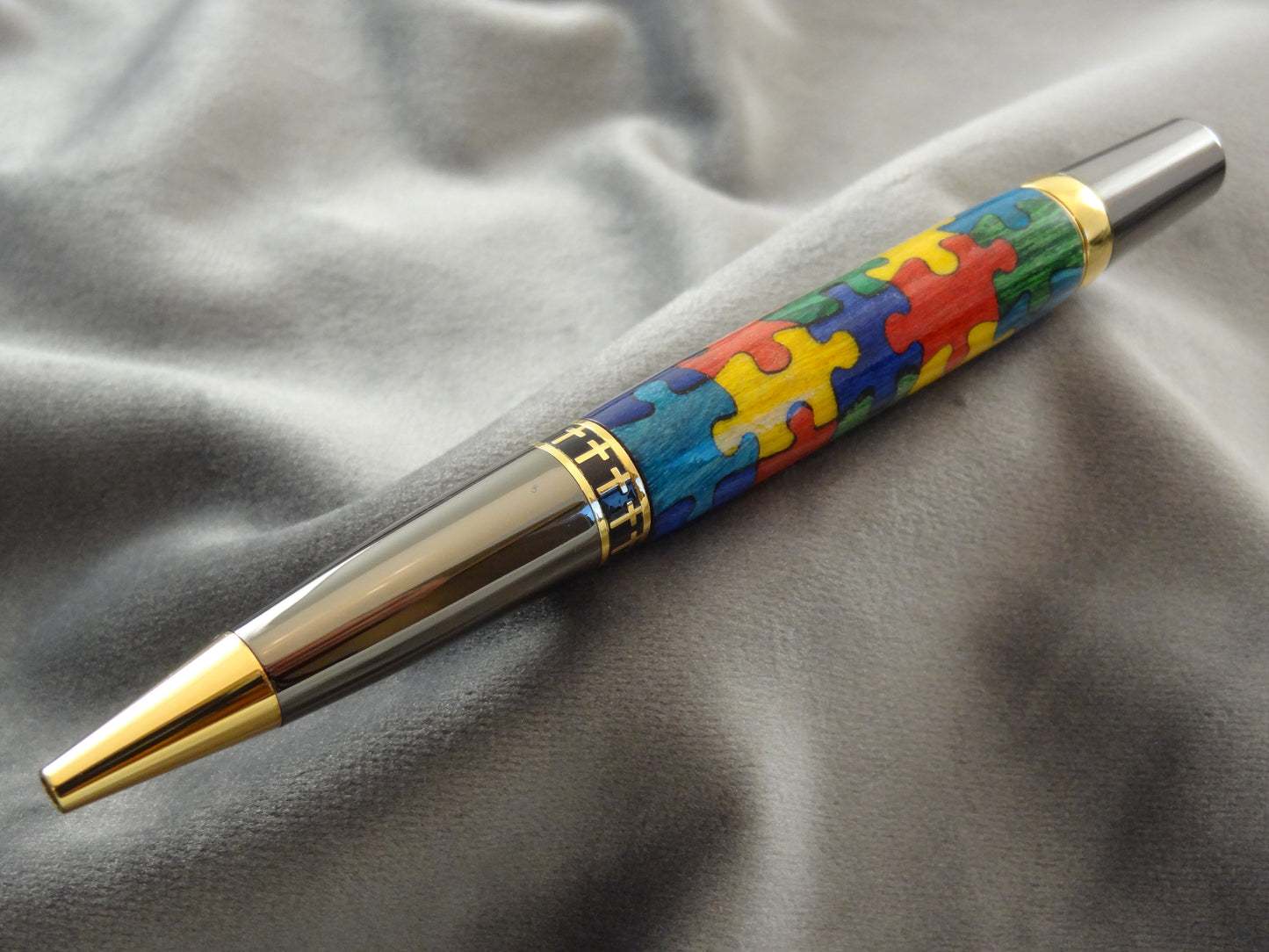 Jigsaw Puzzle Inlay Ink Pen