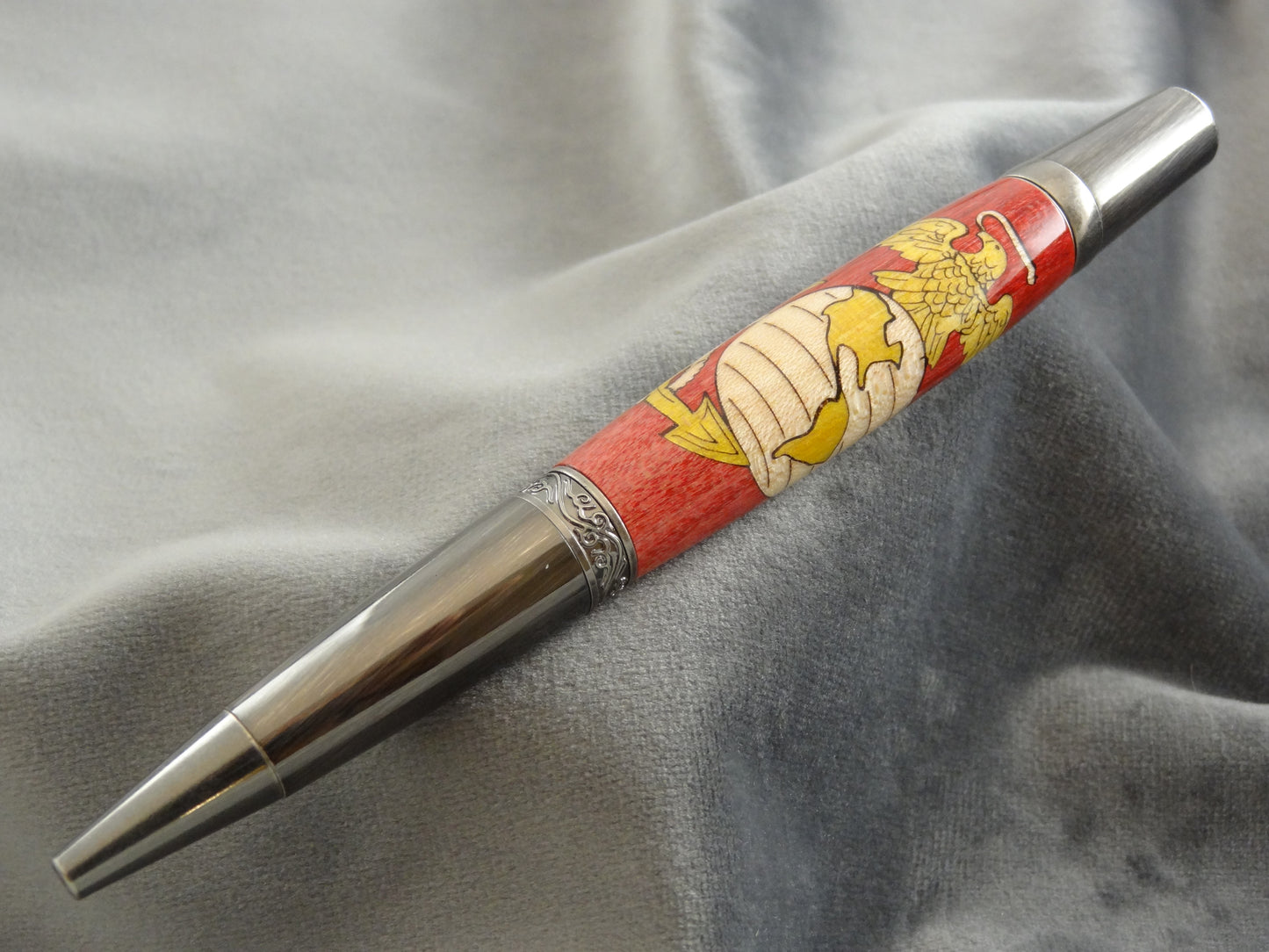 Marine Inlay Rollerball Ink Pen