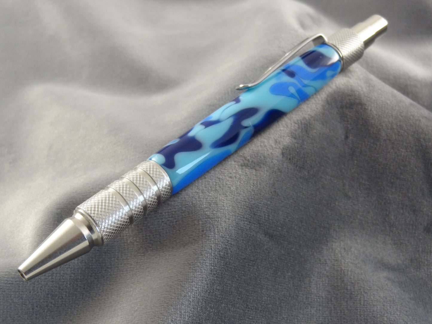 Navy Camouflage Dura Click Ink Pen