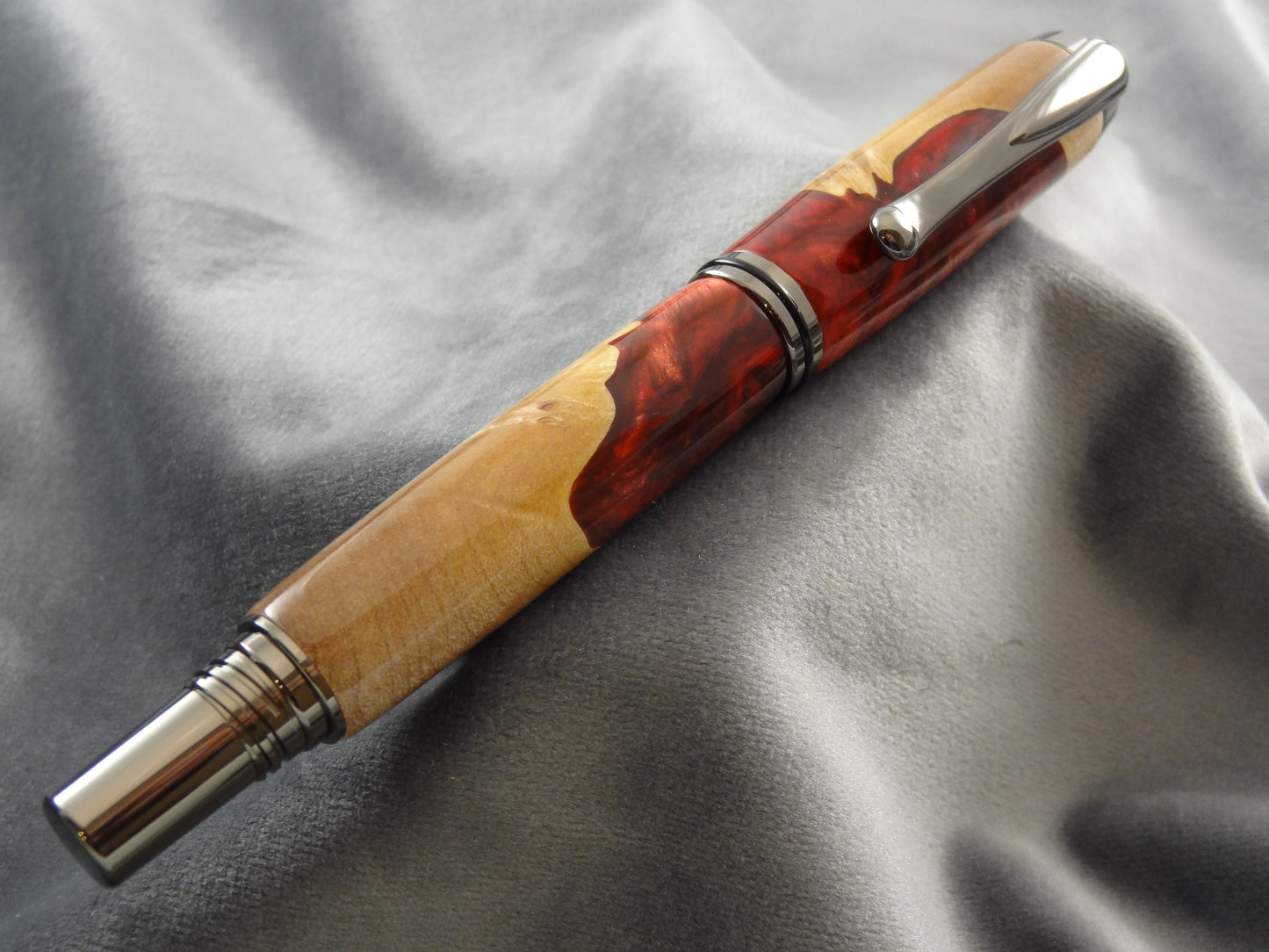 Maple Burl Hybrid Ink Pen