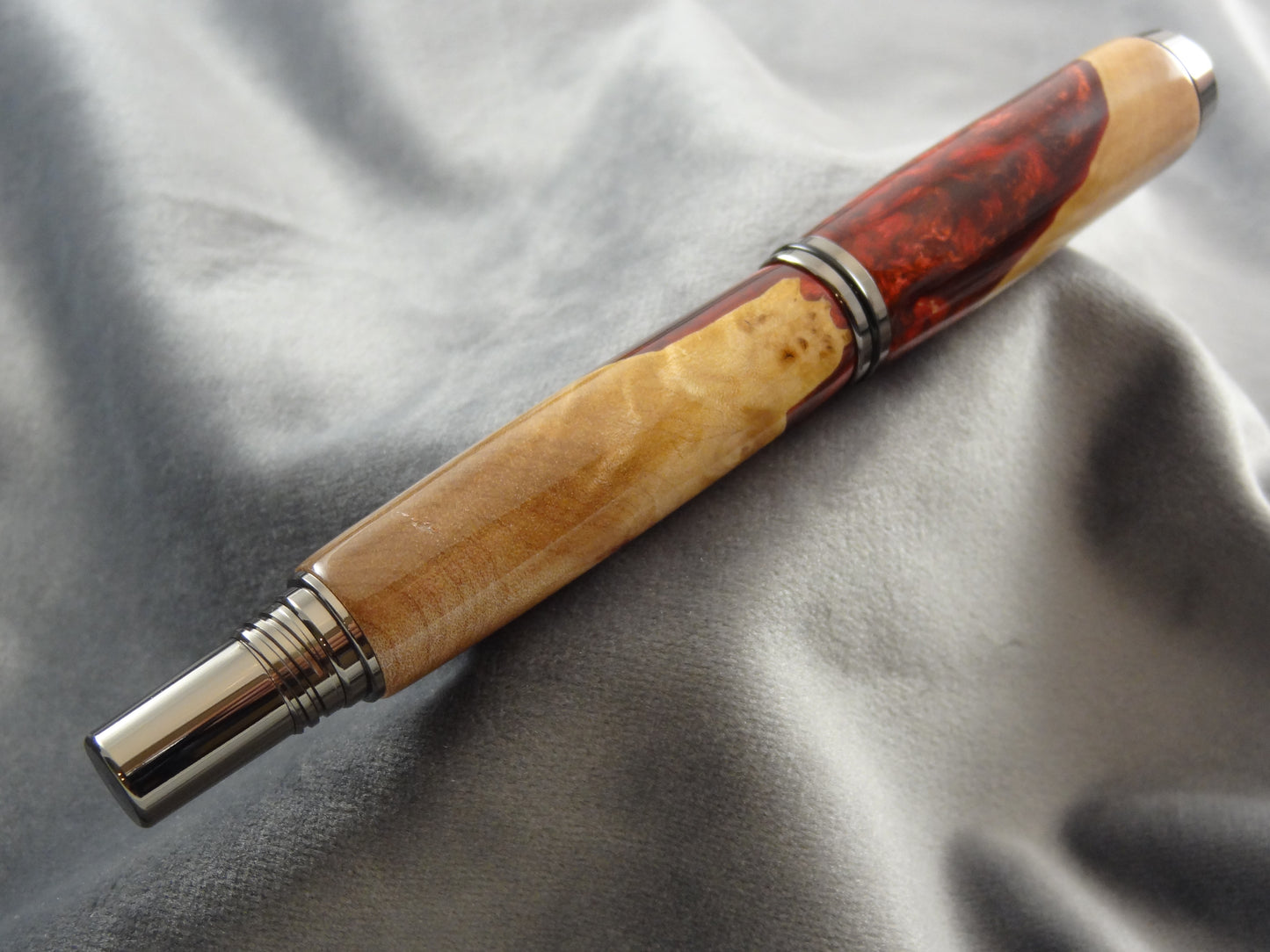Maple Burl Hybrid Ink Pen