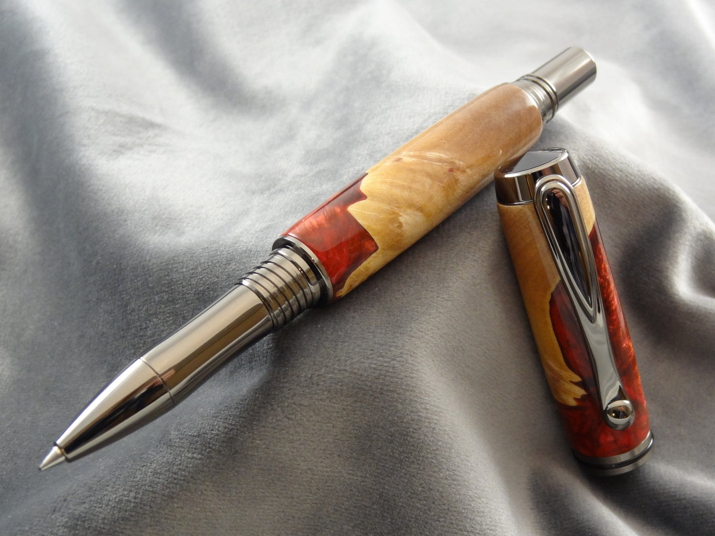 Maple Burl Hybrid Ink Pen