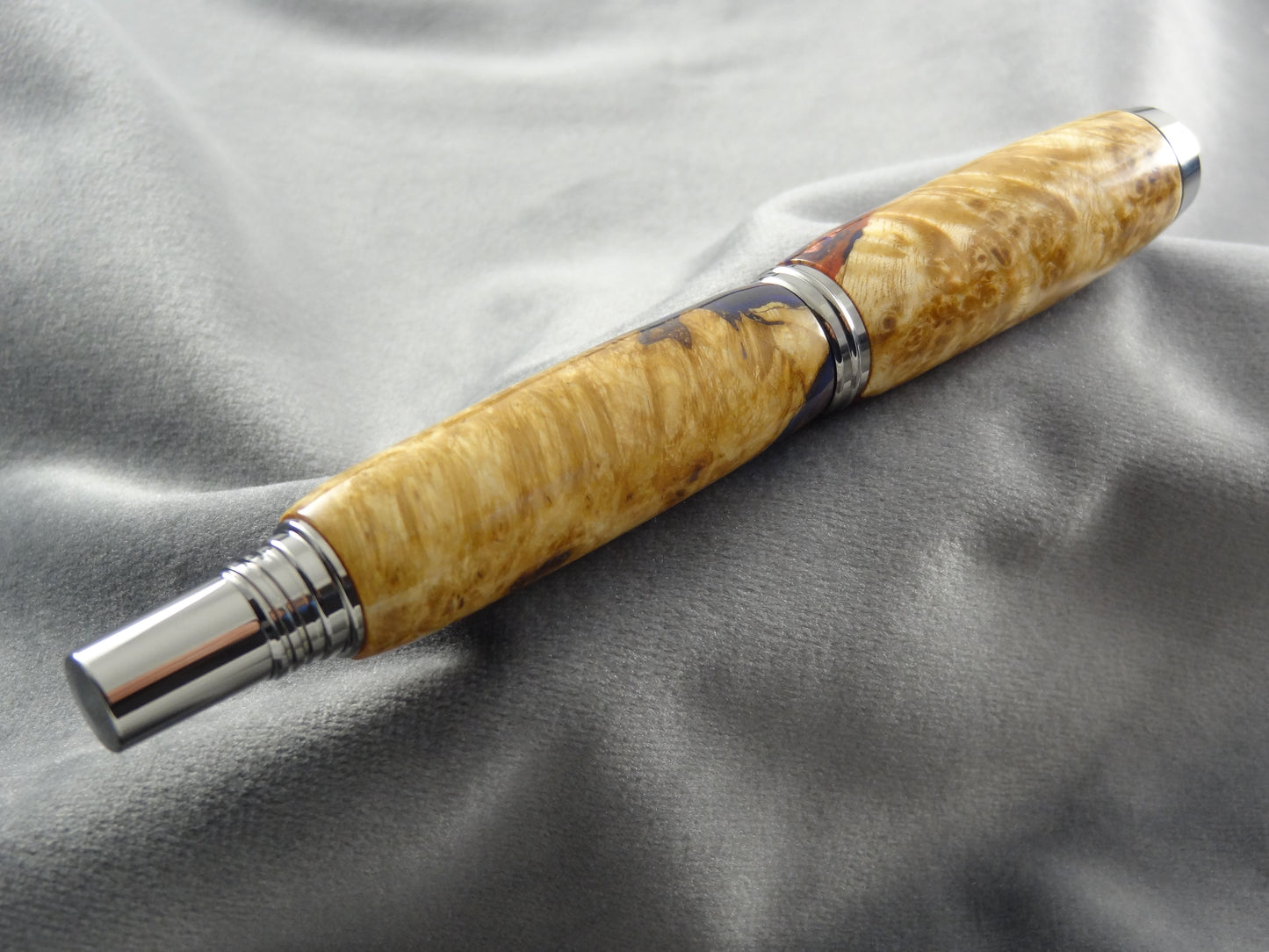 Black Ash Burl Hybrid Ink Pen