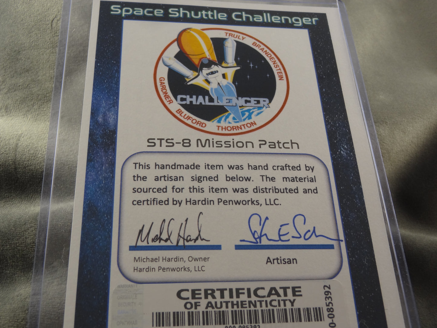 Challenger Space Shuttle Historical Ink Pen