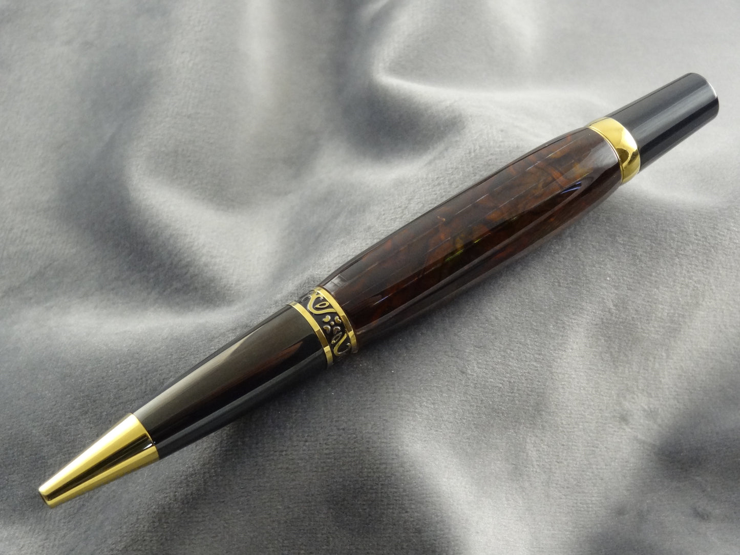 Abalone Shell Root Beer Ink Pen