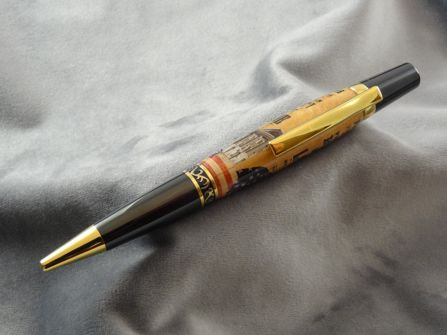 Ford's Theater Historical Ink Pen with COA and Coin