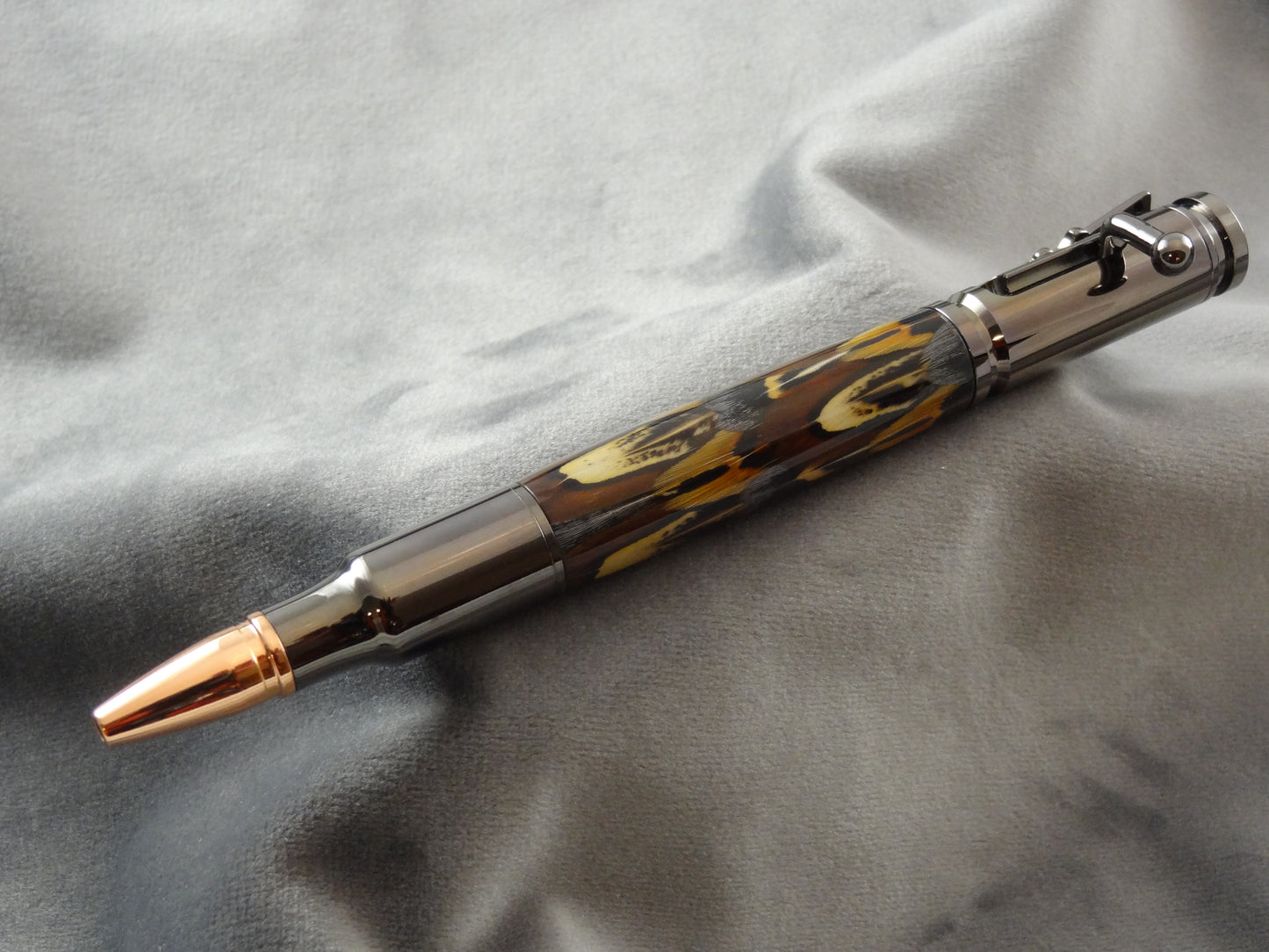Fantastic Feathers Rink Neck Pheasant Acrylic Ink Pen