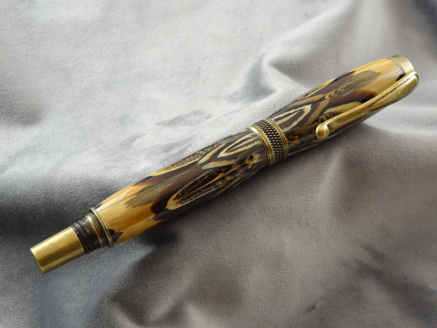 Fantastic Feathers Ring Neck Pheasant Acrylic Ink Pen