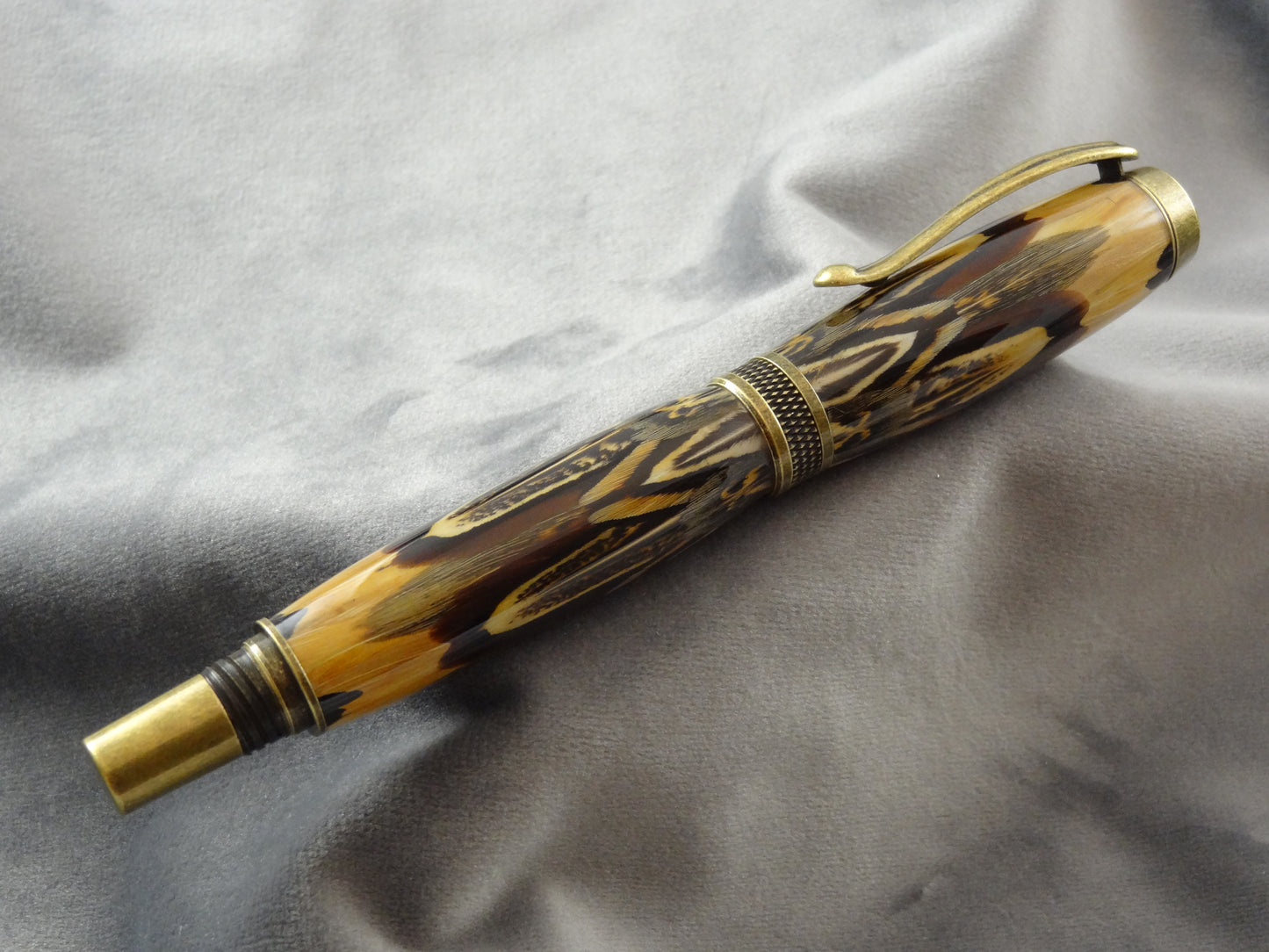 Fantastic Feathers Ring Neck Pheasant Acrylic Ink Pen