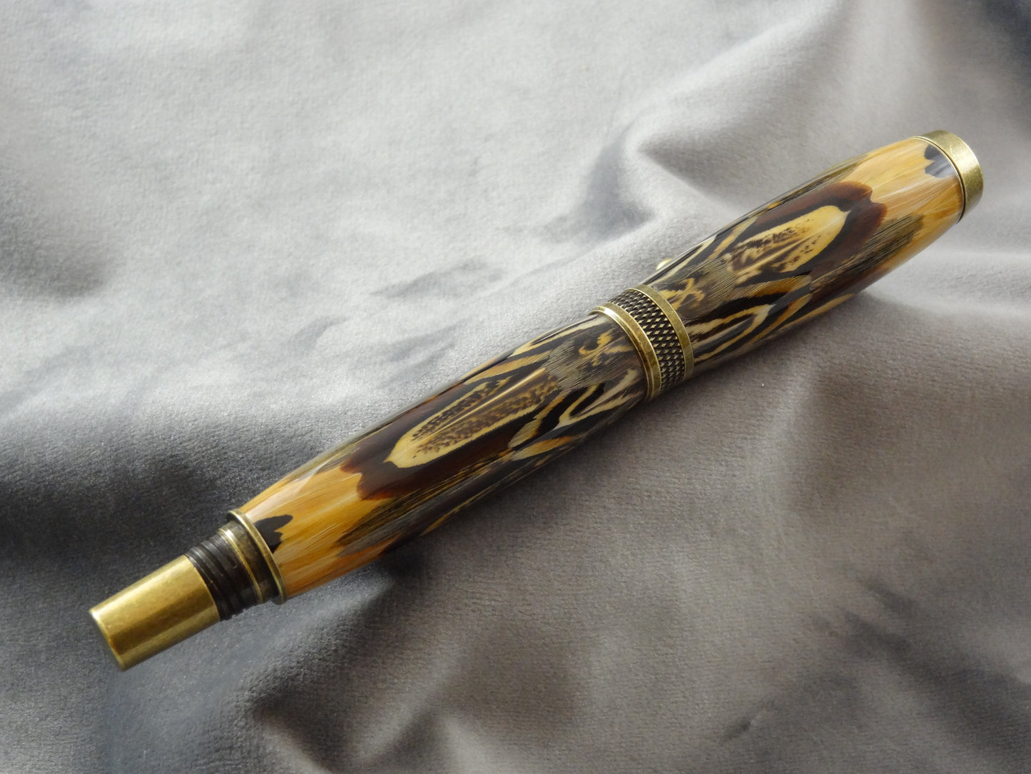 Fantastic Feathers Ring Neck Pheasant Acrylic Ink Pen