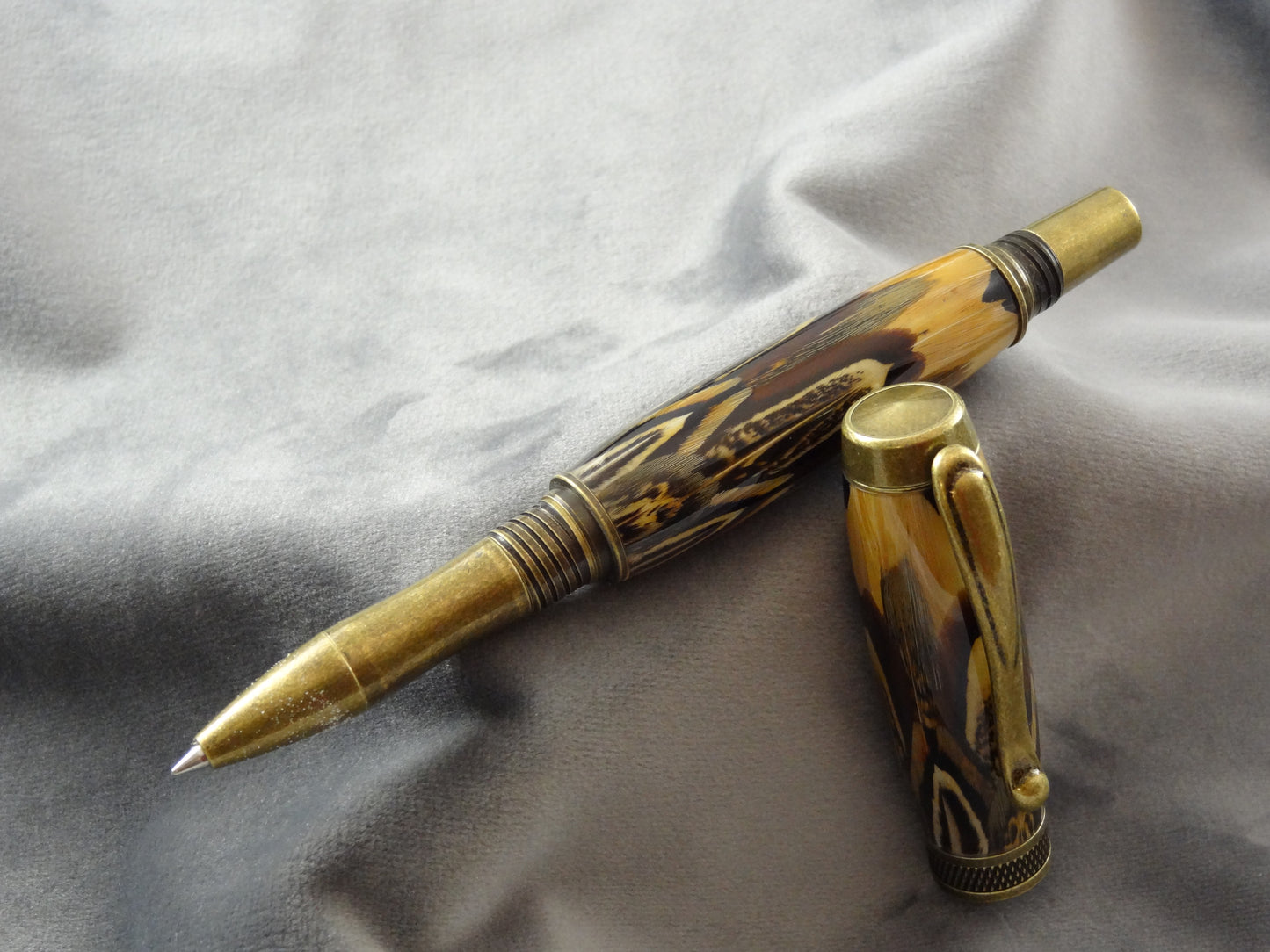 Fantastic Feathers Ring Neck Pheasant Acrylic Ink Pen