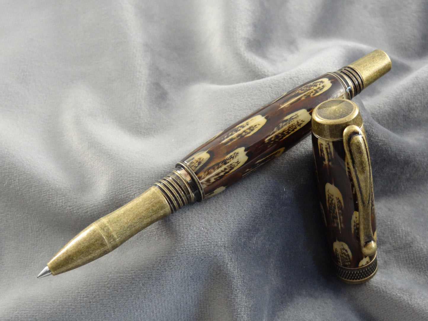 Fantastic Feathers Ring Neck Pheasant Ink Pen