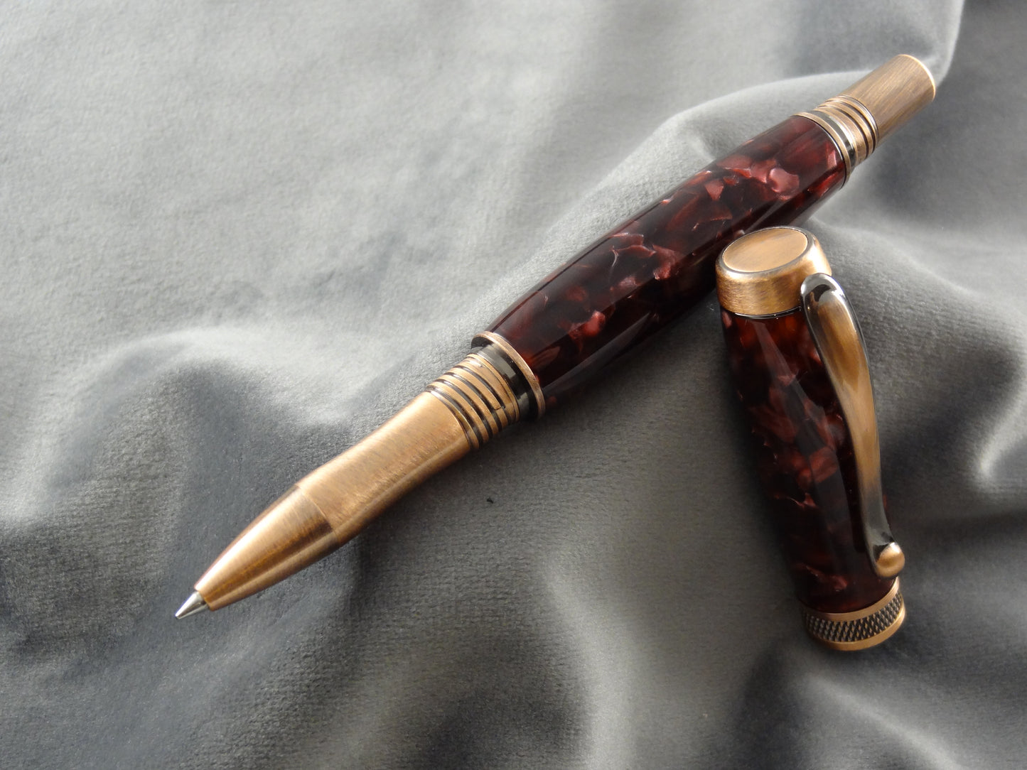 Vintage Port Acrylic Rollerball Ink Pen