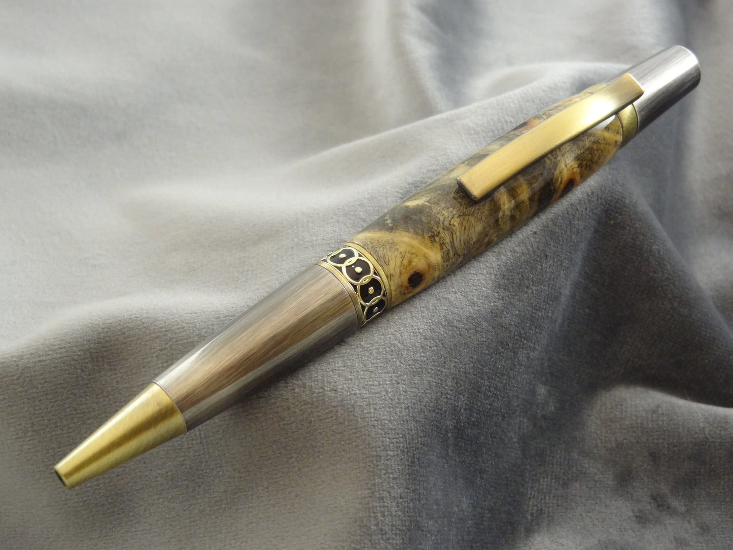 Buckeye Burl Rollerball Ink Pen