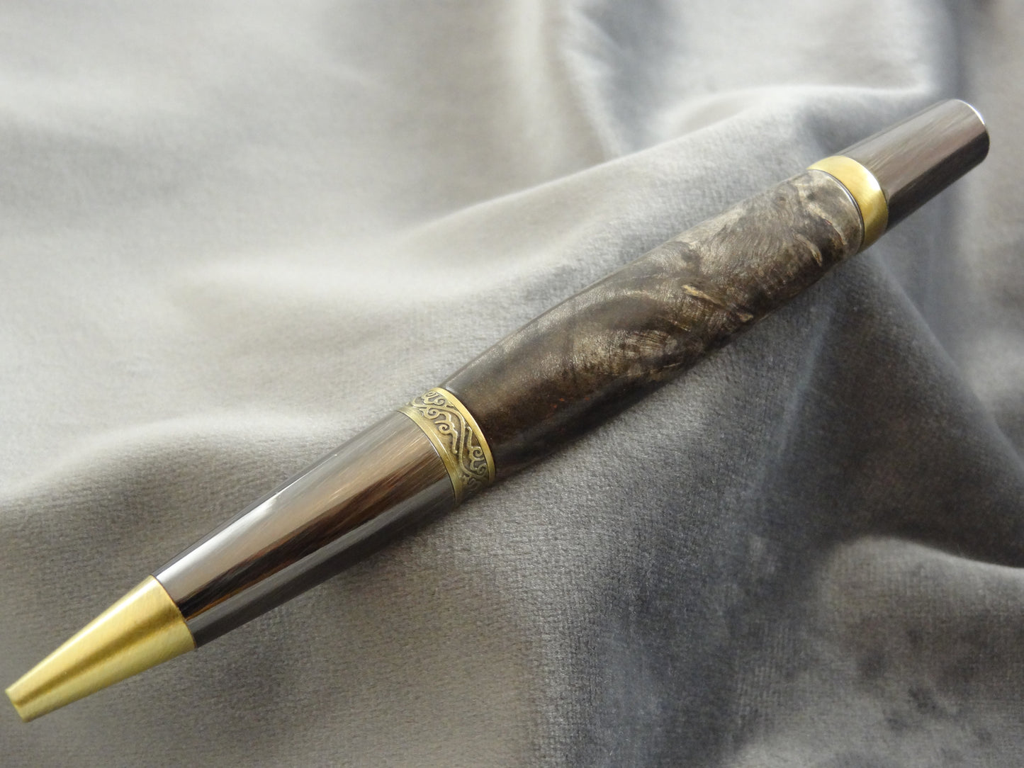 Buckeye Burl Elegant Monarch Rollerball Pen
