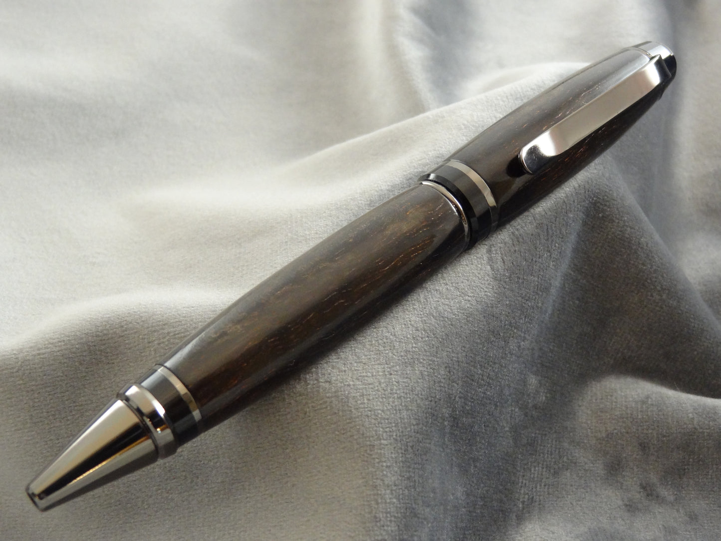 Black Ebony Wood Rollerball Pen