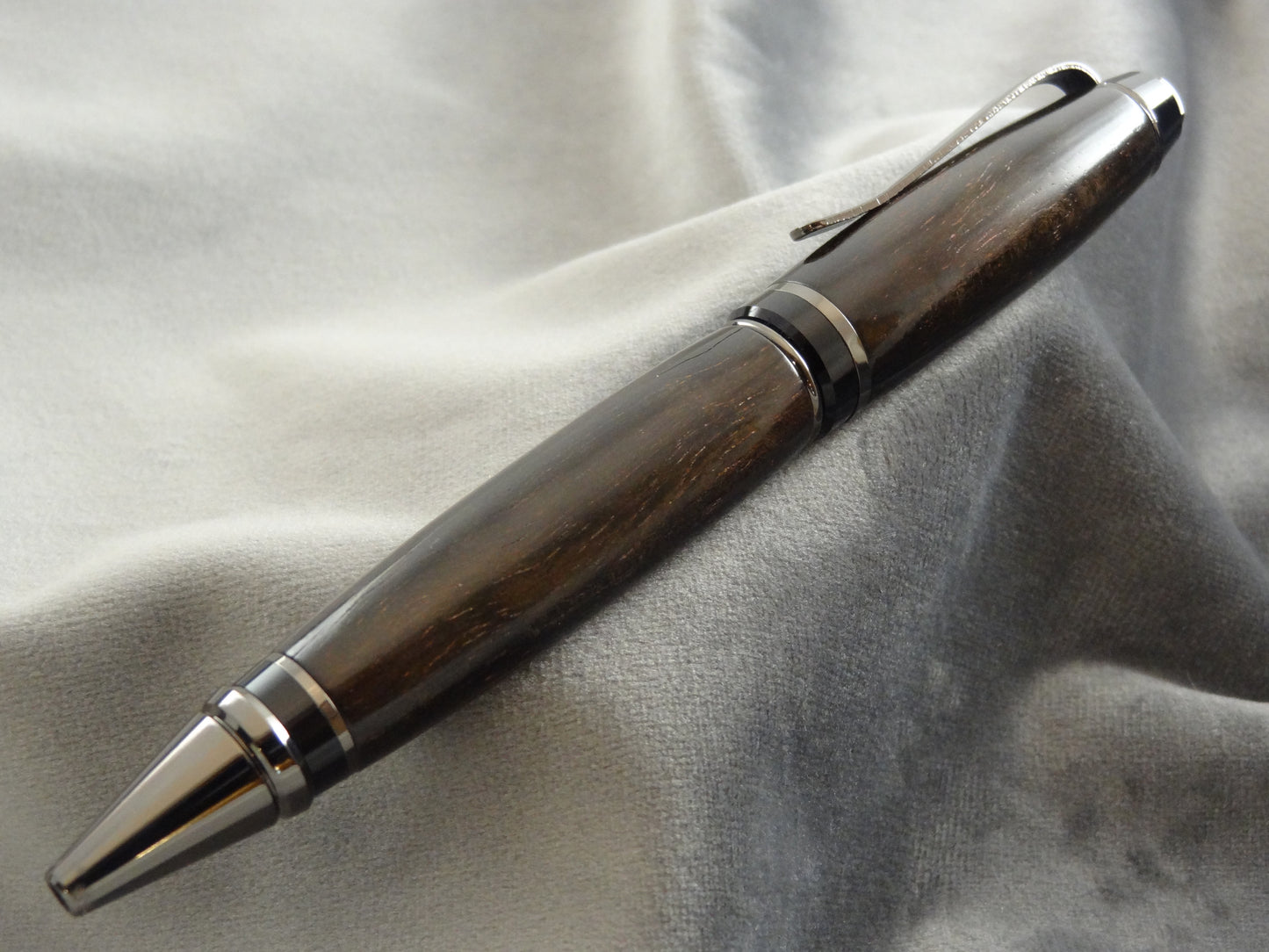 Black Ebony Wood Rollerball Pen