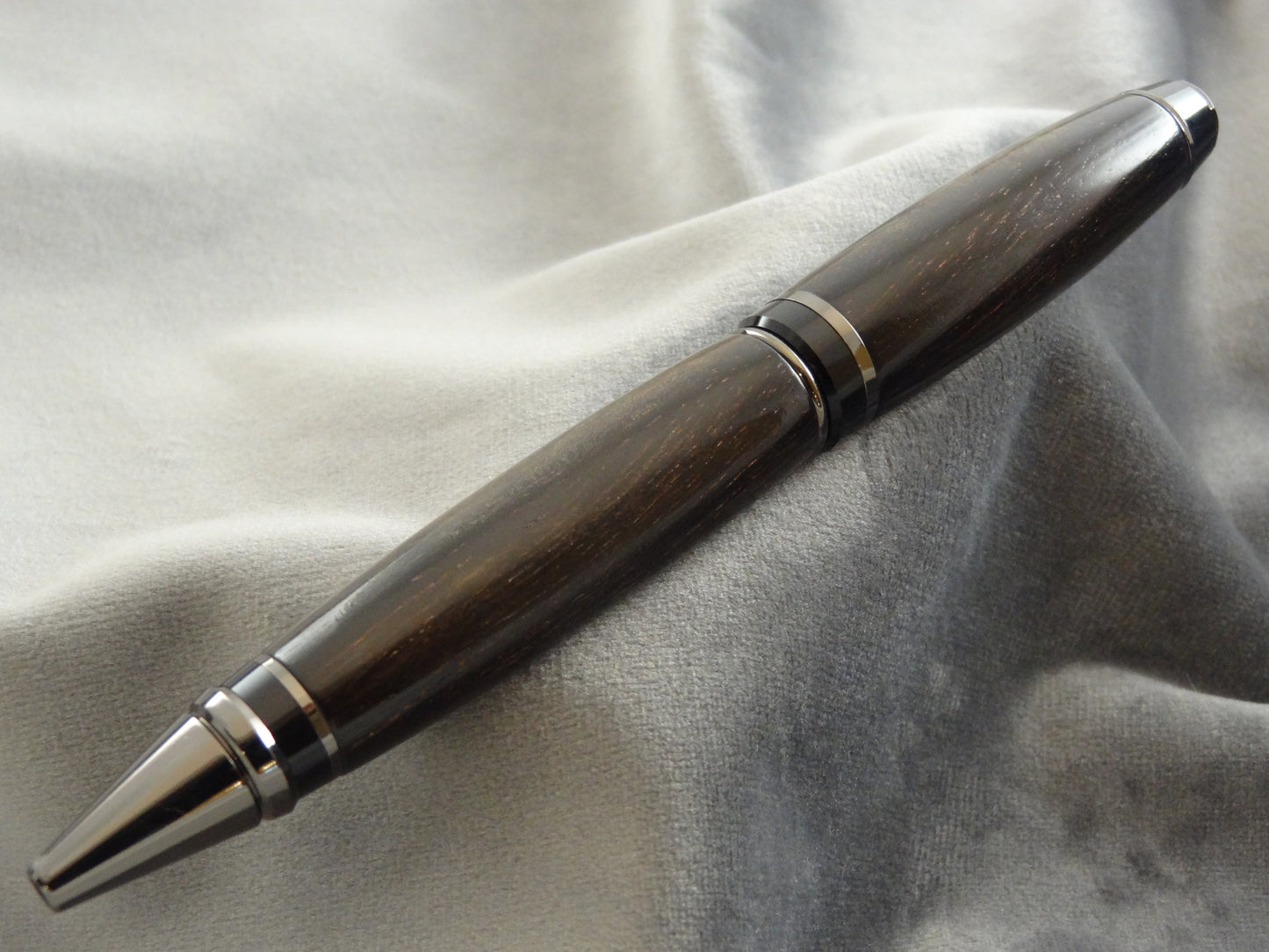 Black Ebony Wood Rollerball Pen