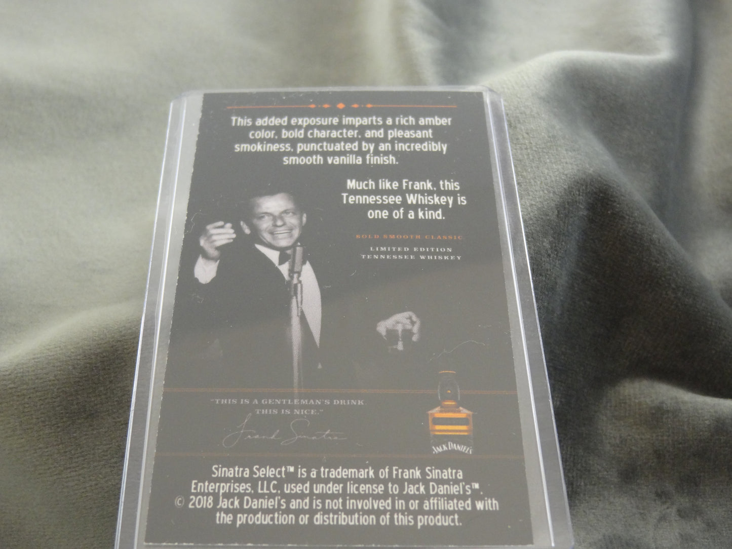 Sinatra Bourbon Stave Rollerball Pen with COA