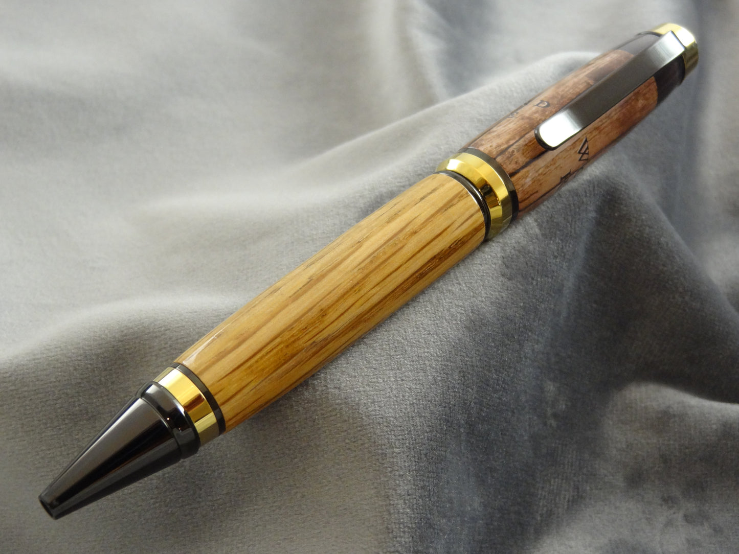 Bourbon Barrel Stave Ink Pen with COA