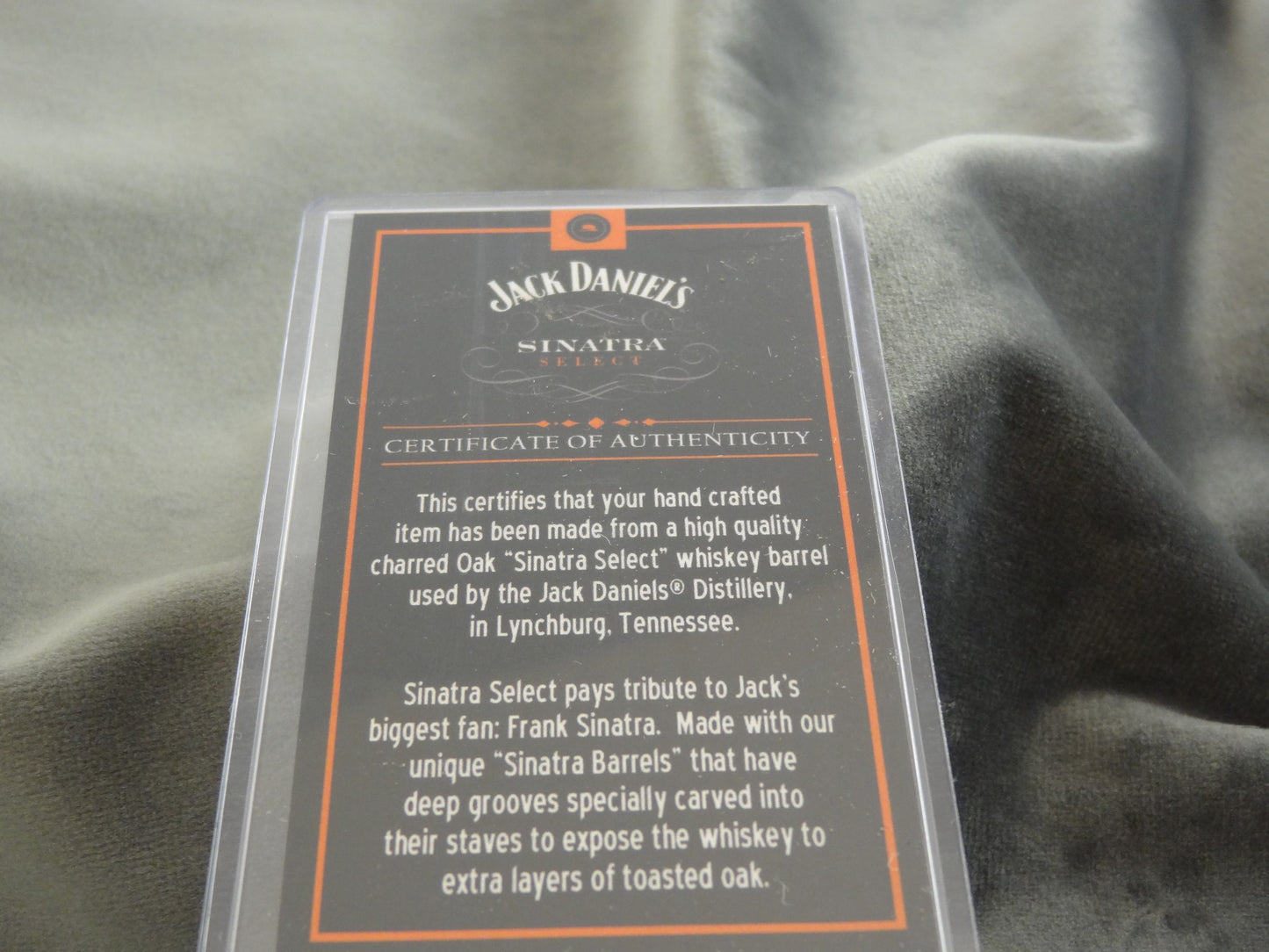 Sinatra Bourbon Rollerball Ink Pen with COA