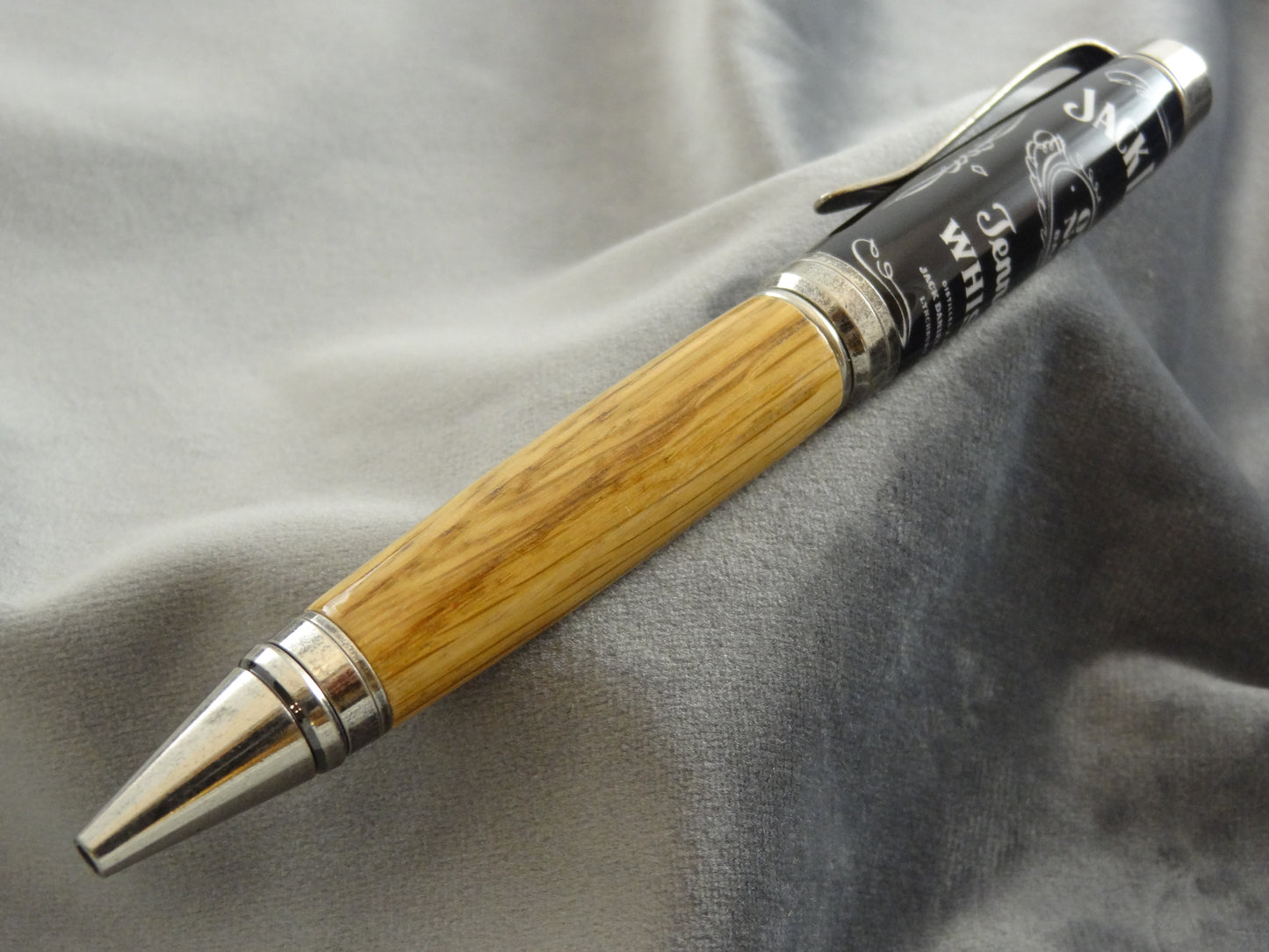 Bourbon Barrel Stave Rollerball Pen with COA