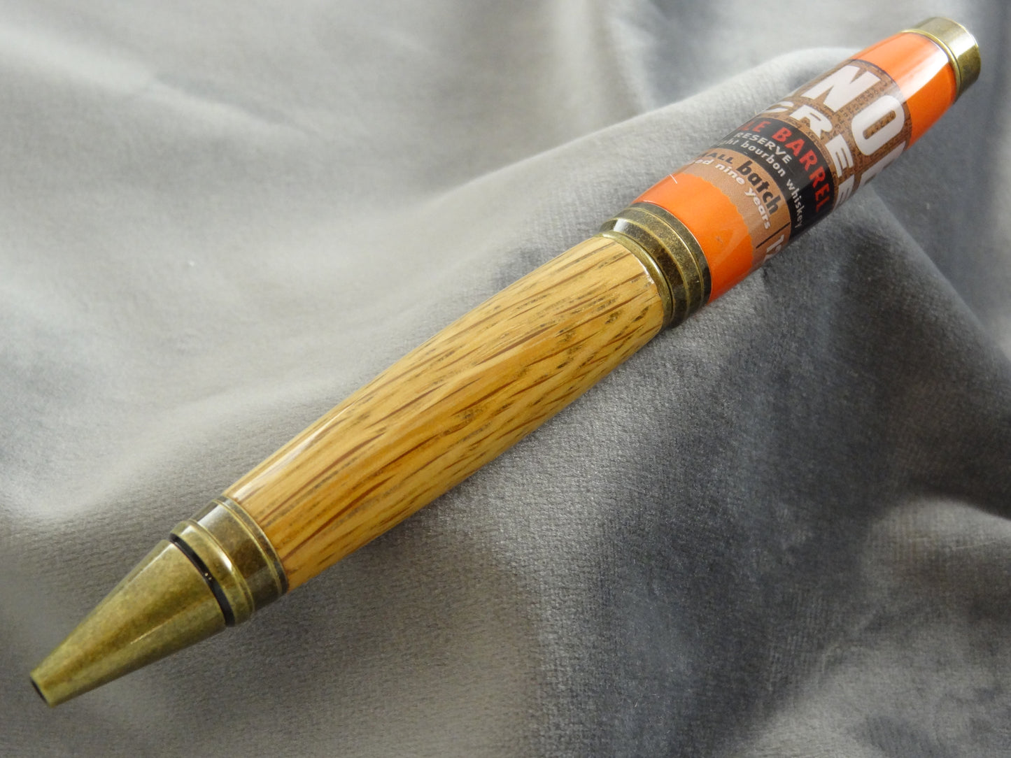 Bourbon Barrel Rollerball Pen with COA