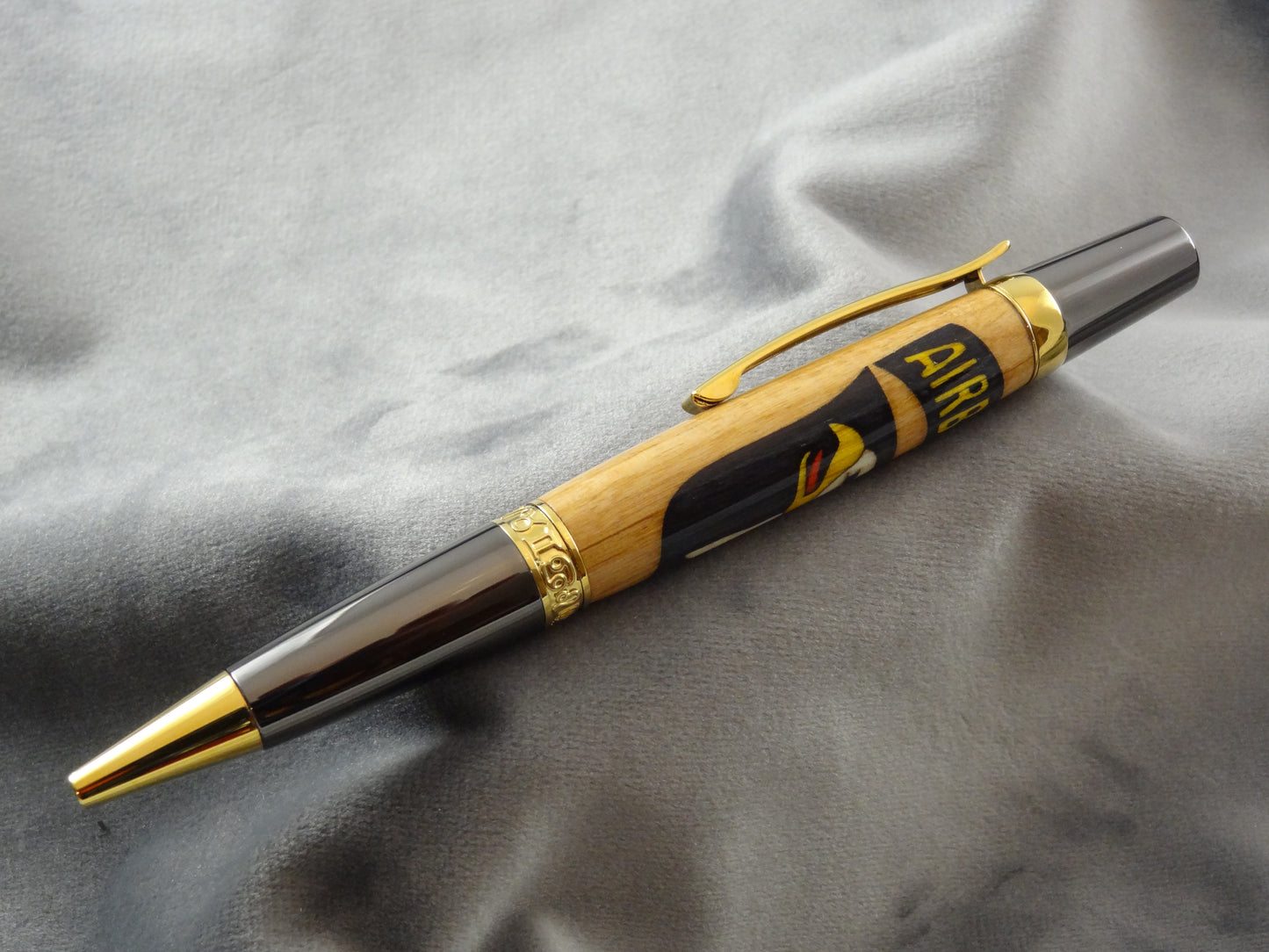 101st Airborne Inlay Ink Pen