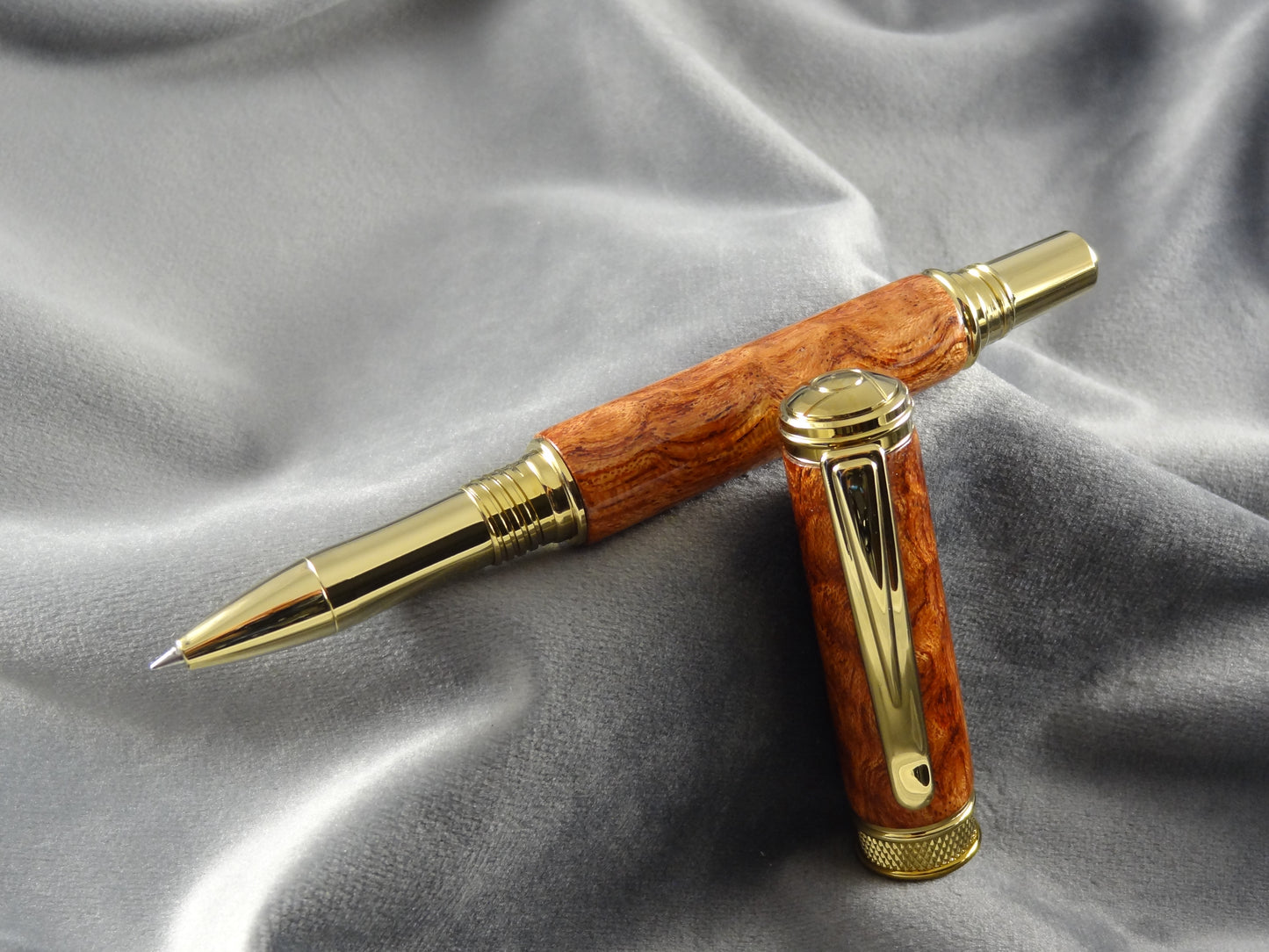 Waterfall Bubinga Rollerball Ink Pen