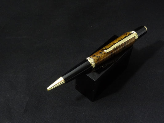 Marbled Paper Bronze Pen