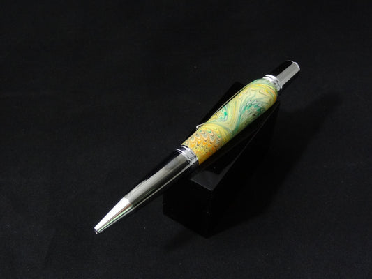 Marbled Paper Paisley Pen