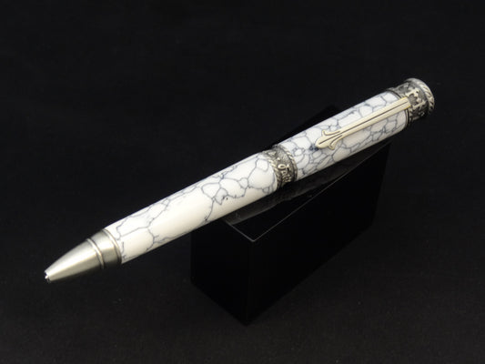 Faith Hope & Love Tru-Stone White Marble Pen